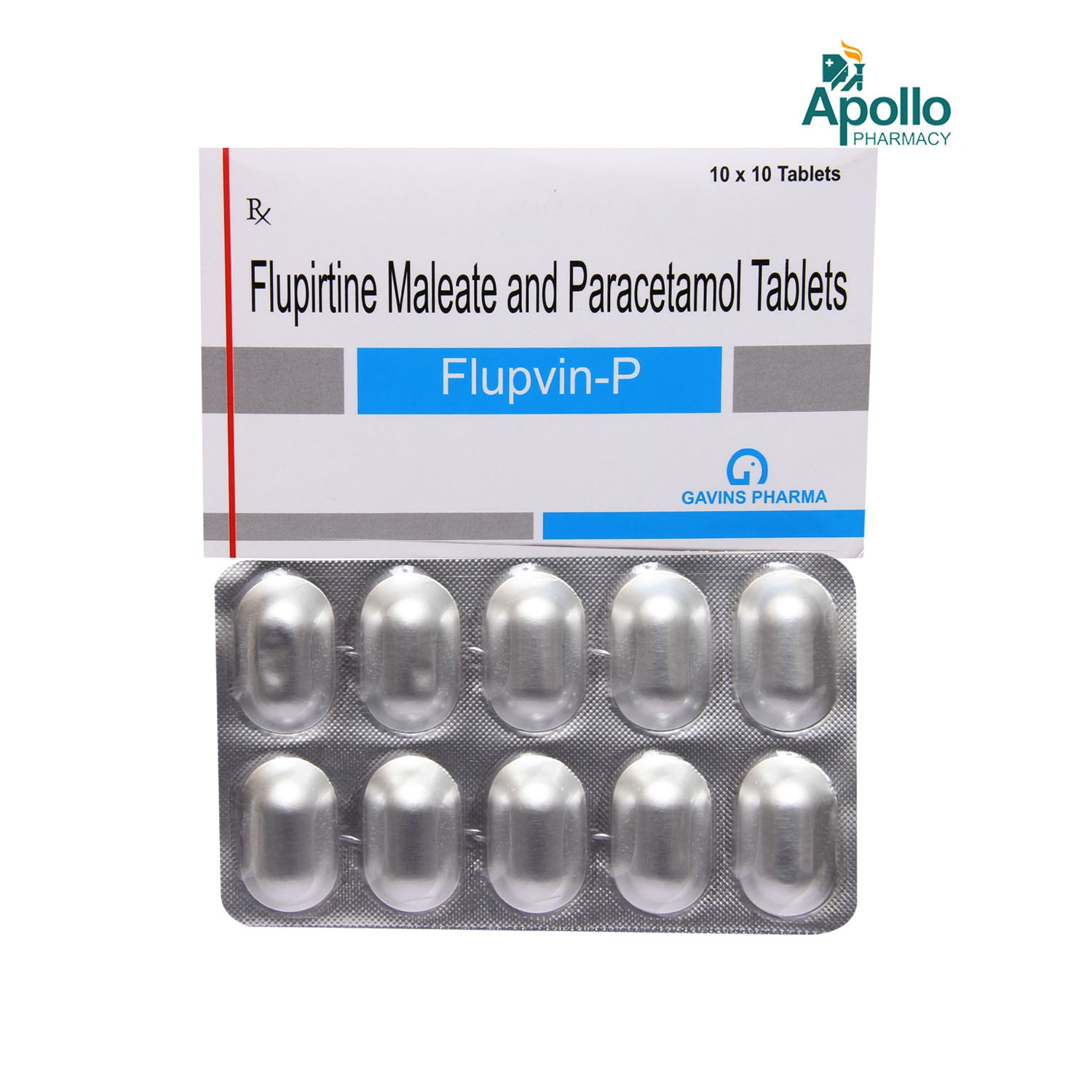 Flupvin-P Tablet 10's, Pack of 10 TABLETS Flupvin-P Tablet 10's, Pack of 10 TABLETS
