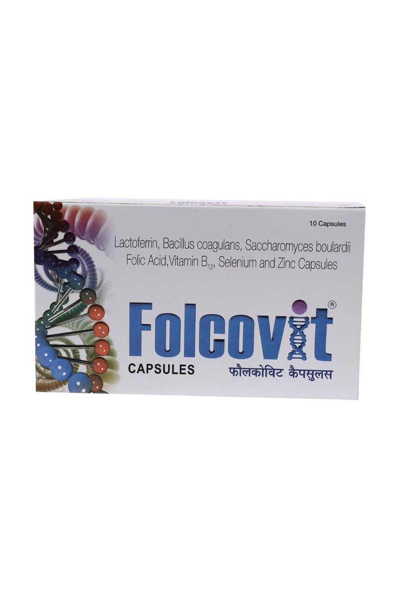 Folcovit Capsule 10's, Pack of 10 Folcovit Capsule 10's, Pack of 10