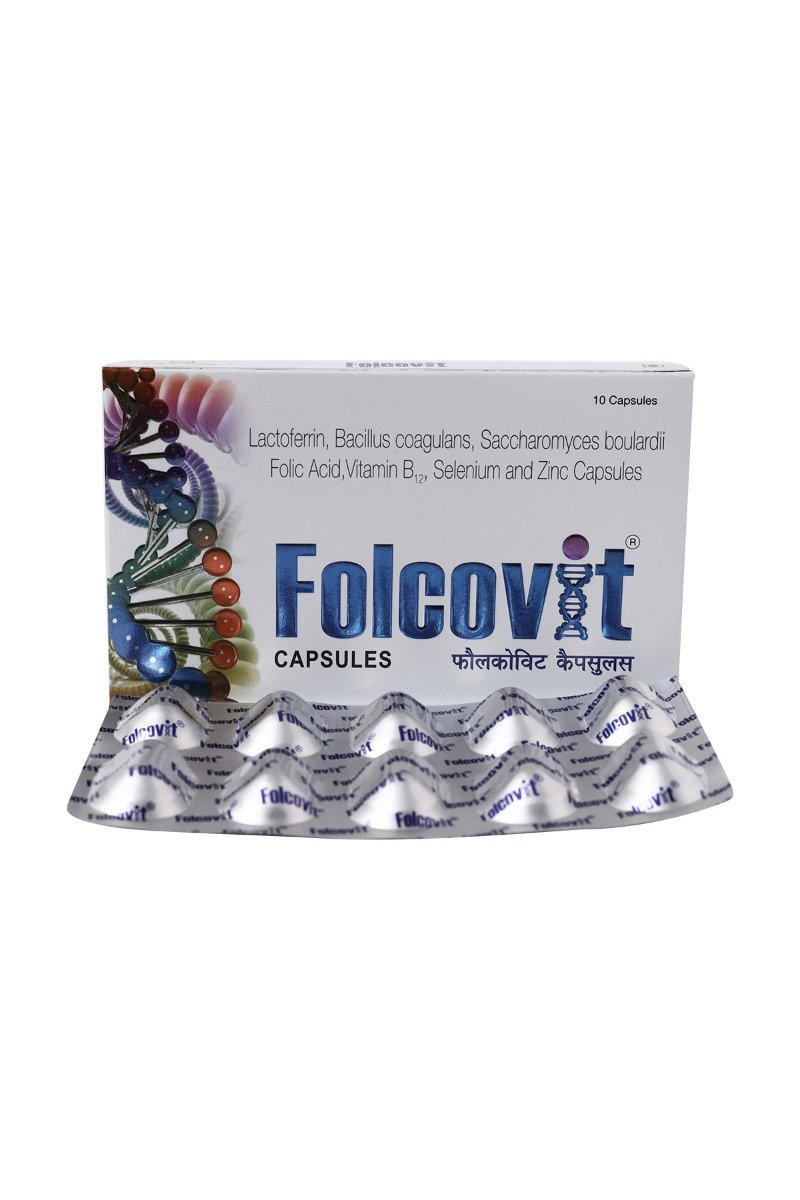 Folcovit Capsule 10's, Pack of 10 Folcovit Capsule 10's, Pack of 10