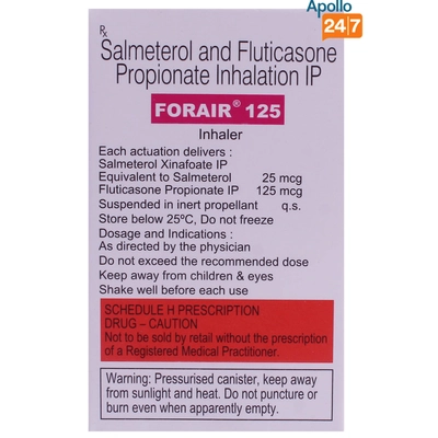 Forair 125 Inhaler 120 mdi, Pack of 1 Inhaler