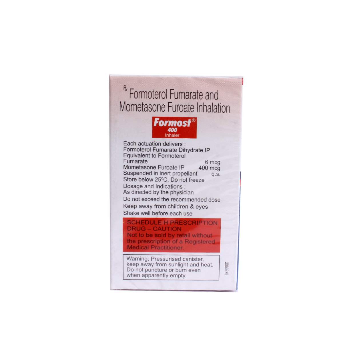 Formost 400 mg Inhalor 120 mdi, Pack of 1 Inhaler Formost 400 mg Inhalor 120 mdi, Pack of 1 Inhaler