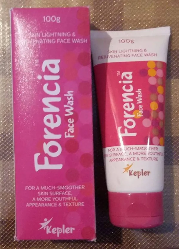 Forencia Face Wash 100 ml | Skin Lightening &amp; Rejuvenating | For Smooth &amp; Youthful Skin, Pack of 1