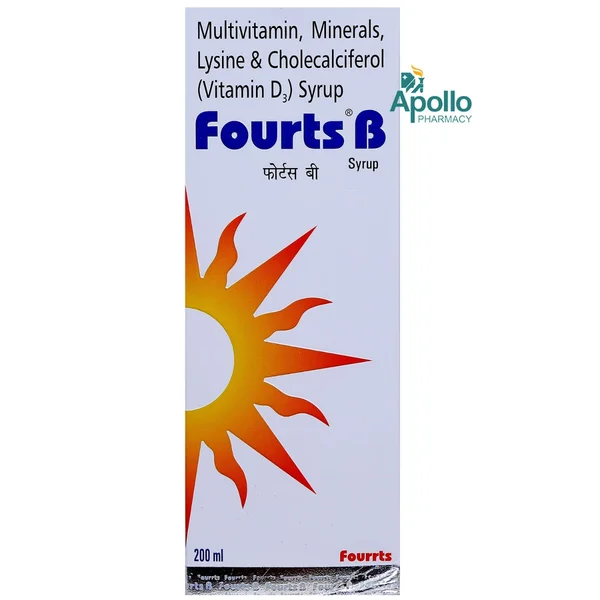 Fourts B Syrup 200 ml, Pack of 1