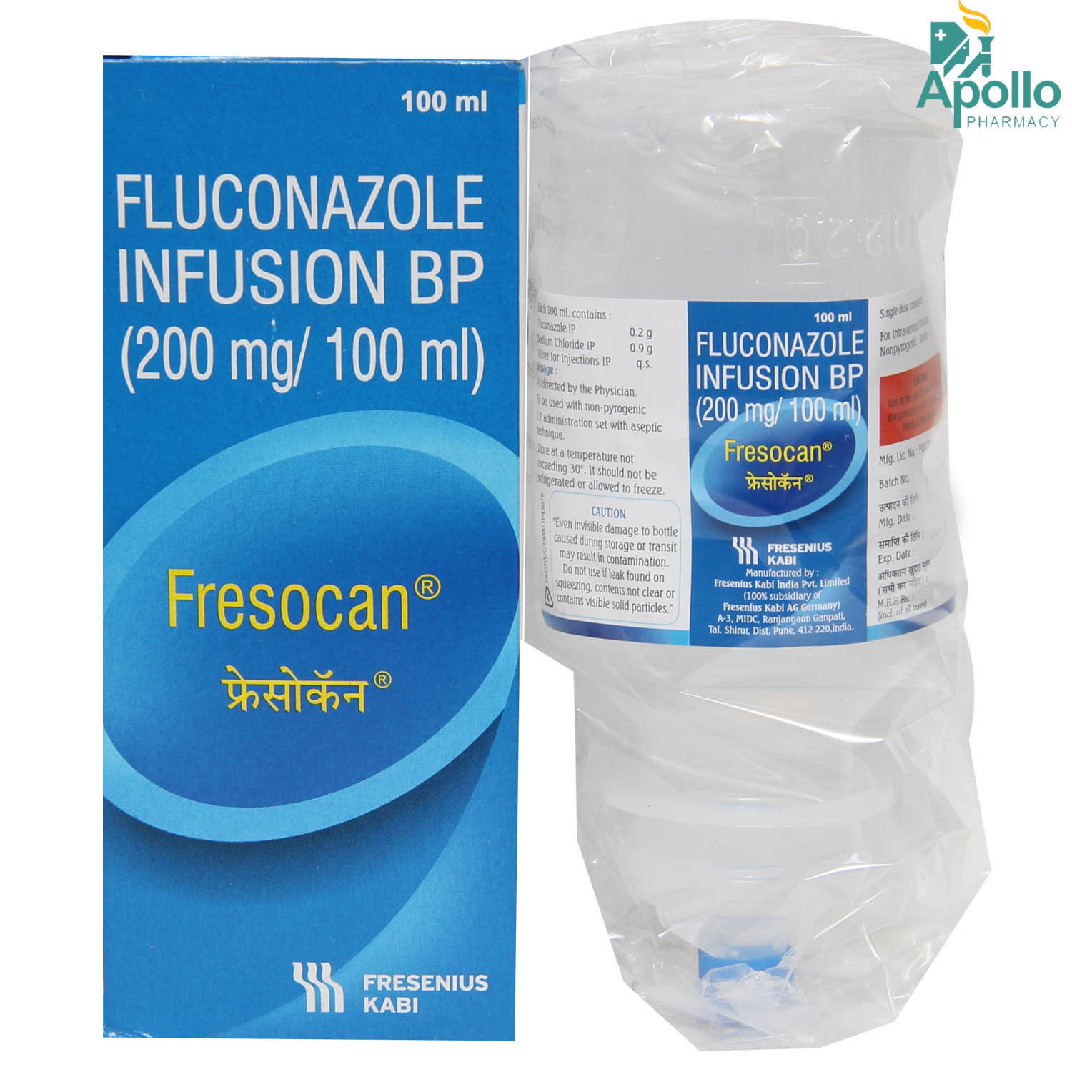 Fresocan 200 mg Infusion 100 ml, Pack of 1 Infusion Fresocan 200 mg Infusion 100 ml, Pack of 1 Infusion