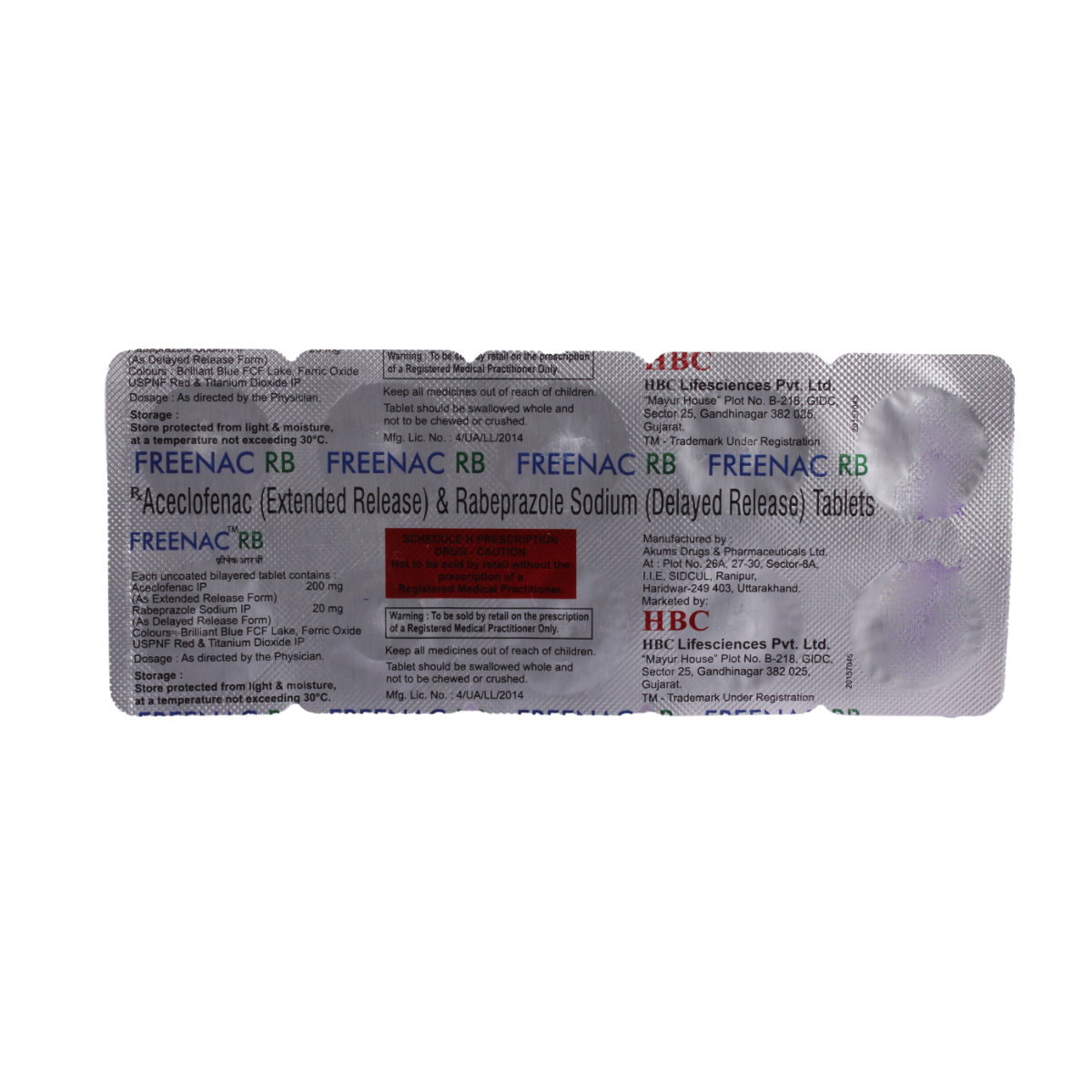 Freenac RB Capsule 10's, Pack of 10 CAPSULES Freenac RB Capsule 10's, Pack of 10 CAPSULES