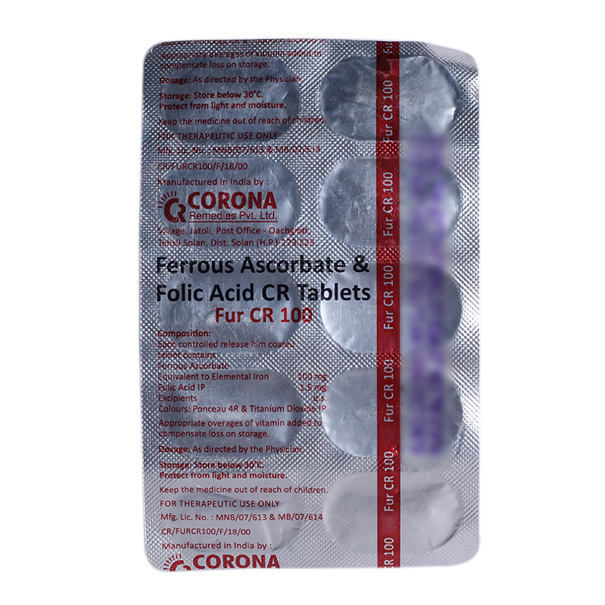 Fur CR 100 Tablet 10's, Pack of 10 TABLETS Fur CR 100 Tablet 10's, Pack of 10 TABLETS