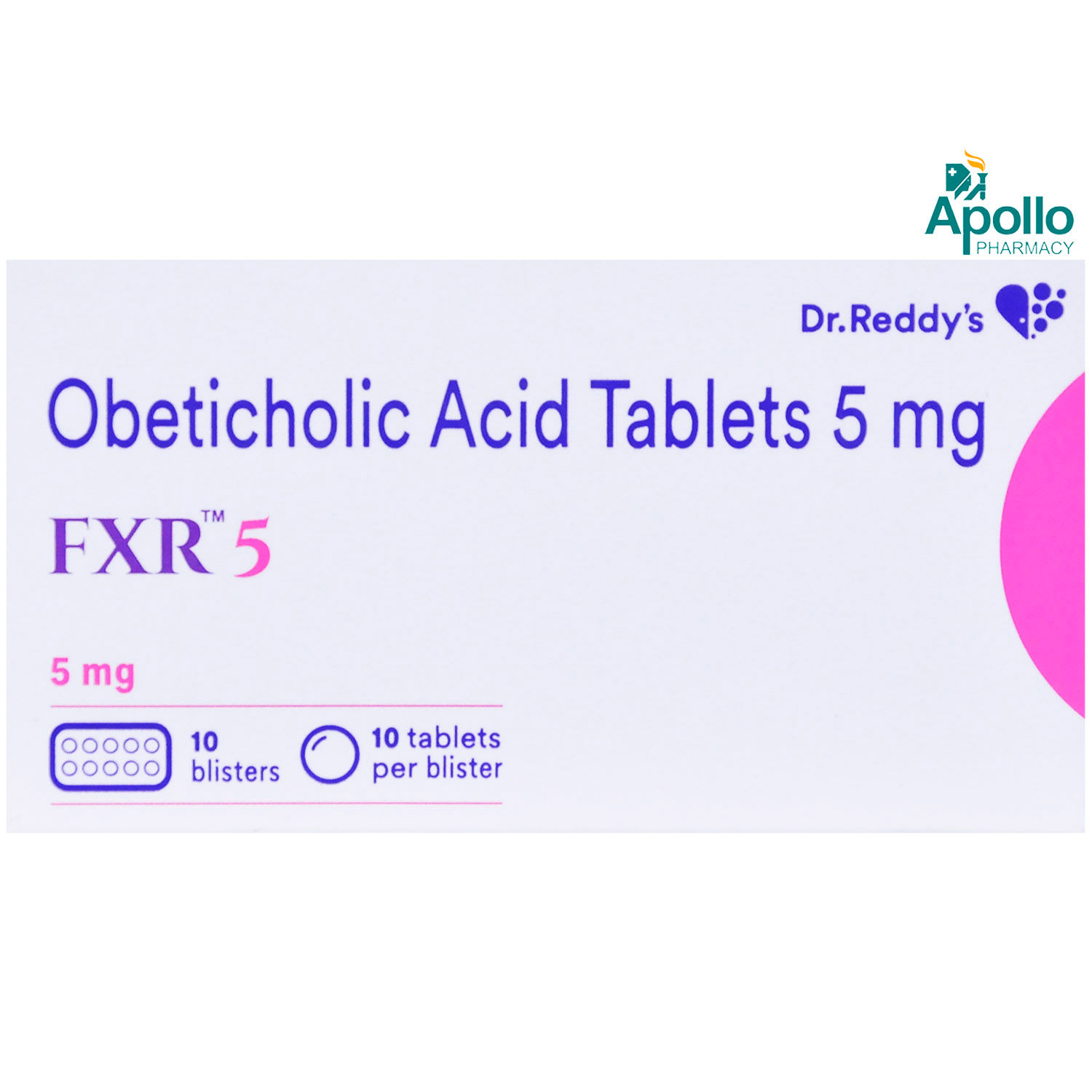 Buy FXR 5 Tablet 10's Online