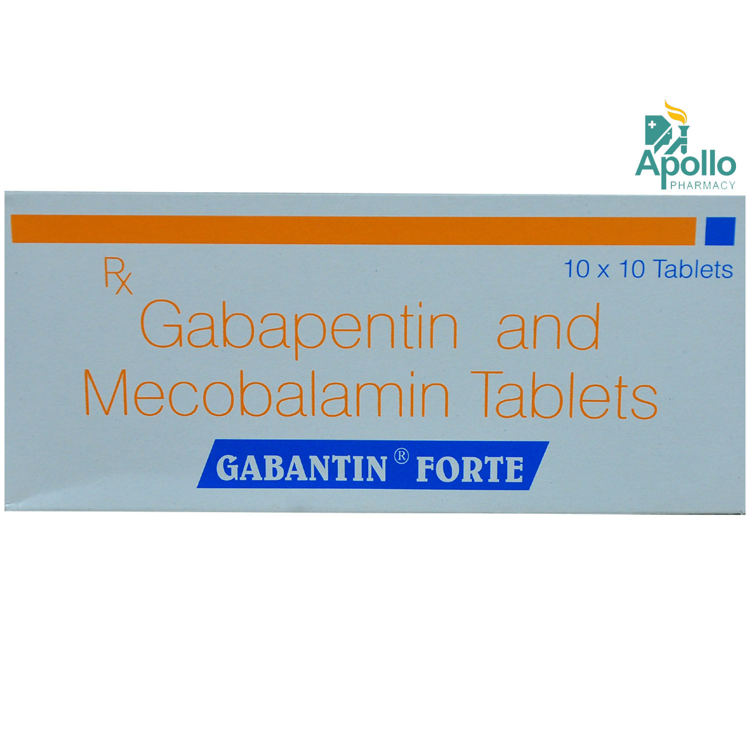 Gabantin Forte Tablet 10's, Pack of 10 TABLETS Gabantin Forte Tablet 10's, Pack of 10 TABLETS