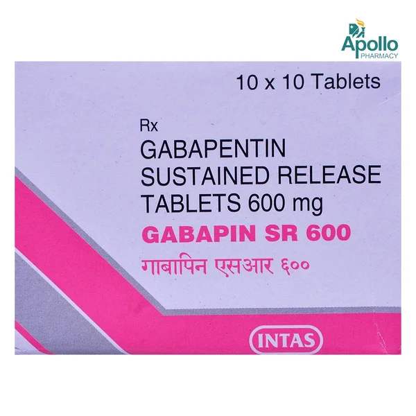 Gabapin SR 600 Tablet 10's, Pack of 10 TABLETS