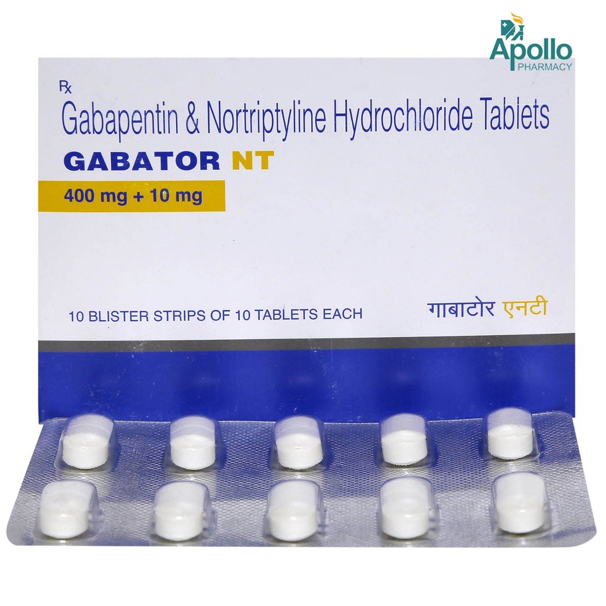Gabator NT Tablet 10's, Pack of 10 TABLETS Gabator NT Tablet 10's, Pack of 10 TABLETS