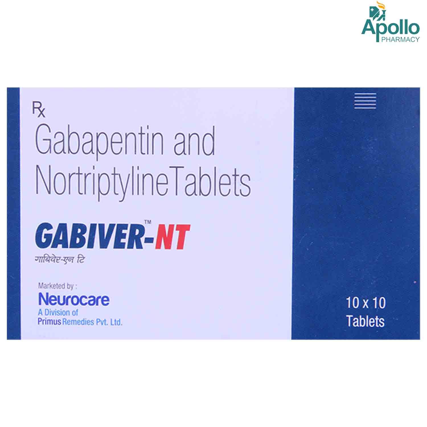 Gabiver-NT Tablet 10's, Pack of 10 TABLETS Gabiver-NT Tablet 10's, Pack of 10 TABLETS
