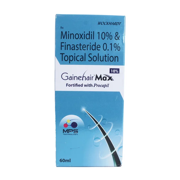 Gainehair Max 10% Solution 60 ml, Pack of 1 Solution