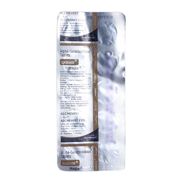 Gasease Tablet 10's, Pack of 10 TABLETS
