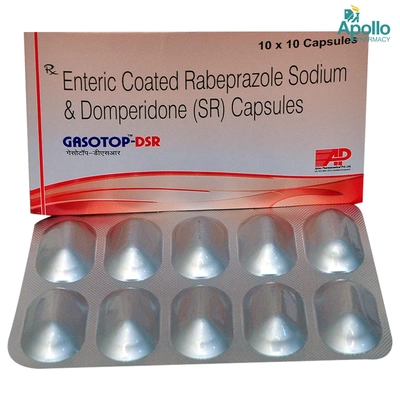 Gasotop DSR Capsule 10's, Pack of 10 CAPSULES