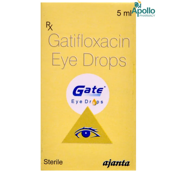 Gate Eye Drops 5 ml, Pack of 1 EYE DROPS