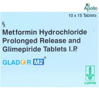 Glador M2 Tablet 15's, Pack of 15 TABLETS