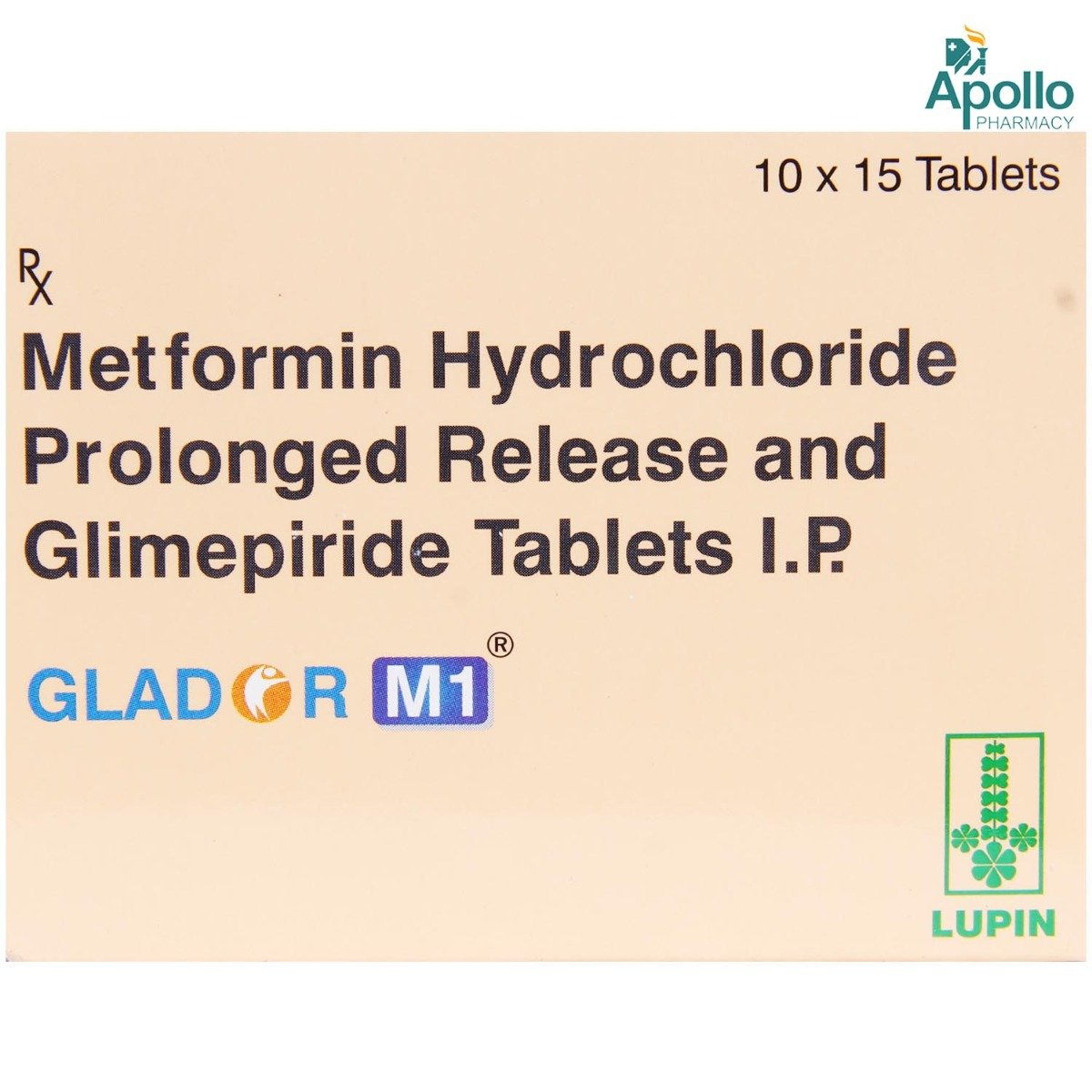 Glador M1 Tablet 15's, Pack of 15 TABLETS Glador M1 Tablet 15's, Pack of 15 TABLETS