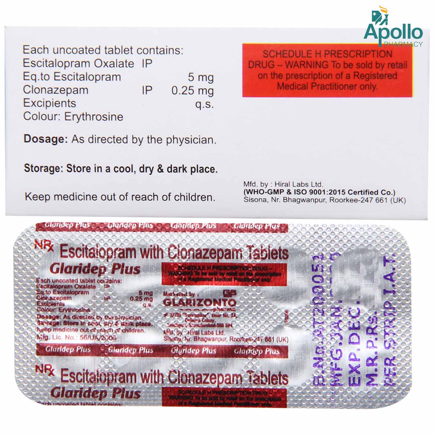 GLARIDEP PLUS TABLET 10'S, Pack of 10 TabletS GLARIDEP PLUS TABLET 10'S, Pack of 10 TabletS