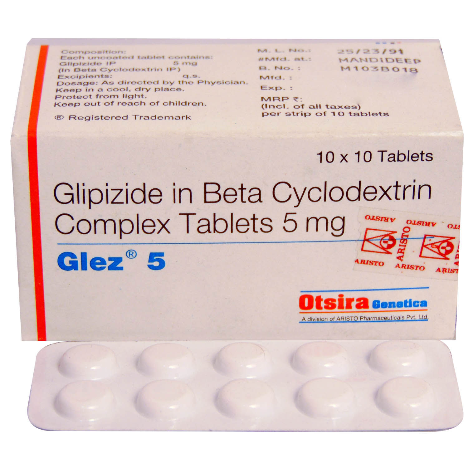 Buy Glez 5 mg Tablet 10's Online