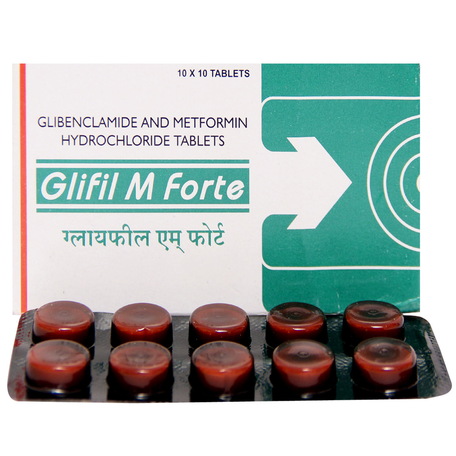 Buy Glifil M Forte Tablet 10's Online