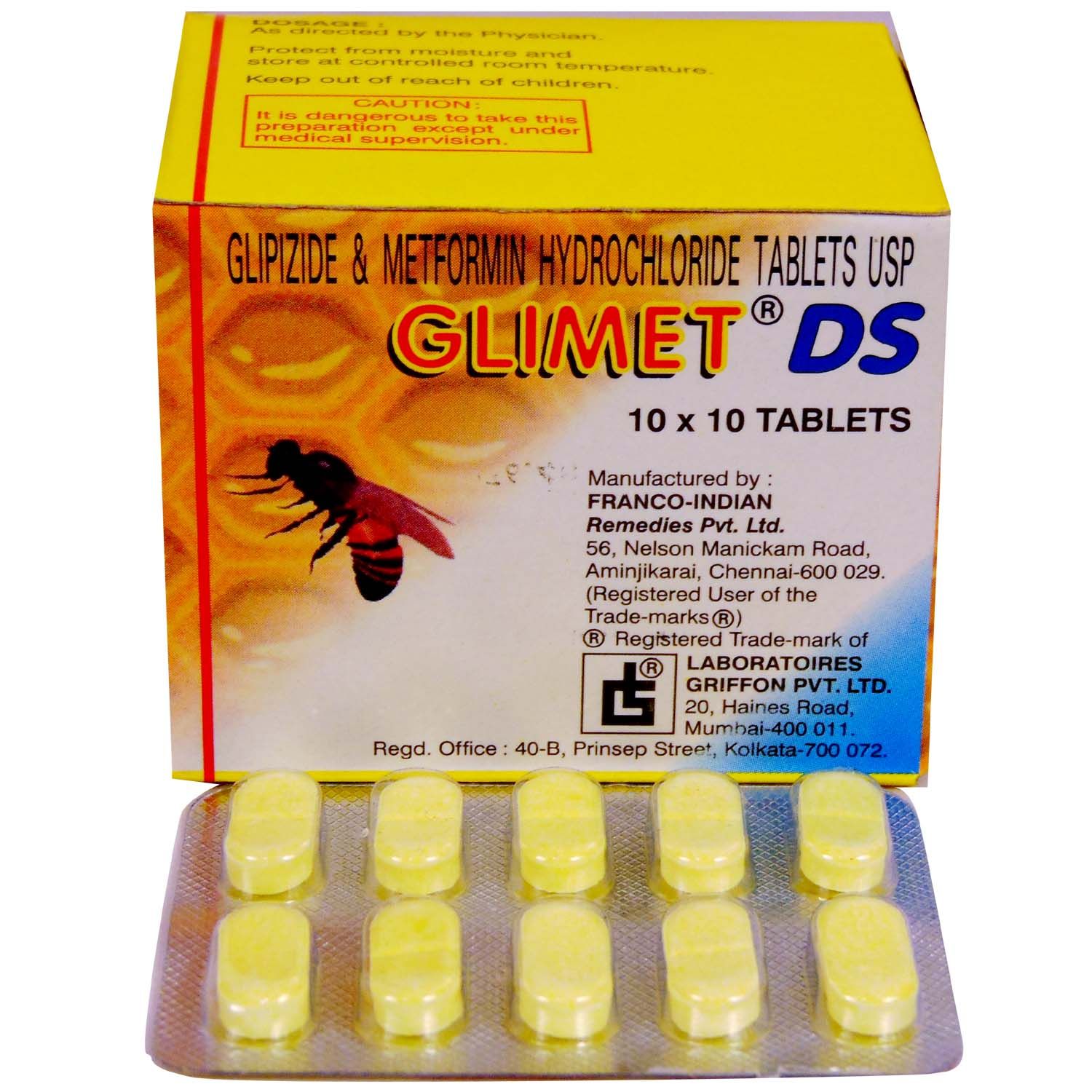 Buy Glimet DS Tablet 10's Online