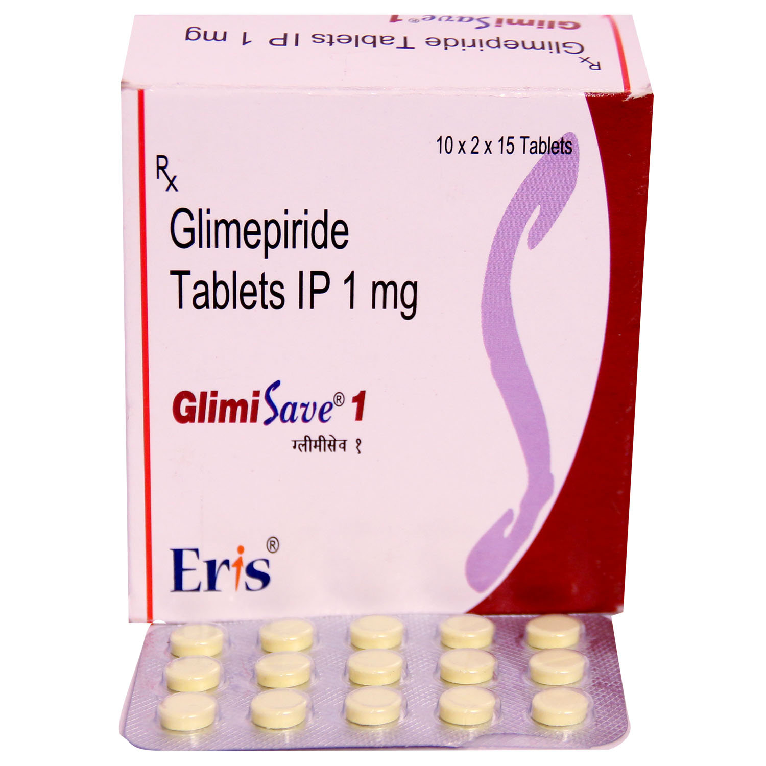 Glimisave 1 Tablet 15's, Pack of 15 TABLETS Glimisave 1 Tablet 15's, Pack of 15 TABLETS