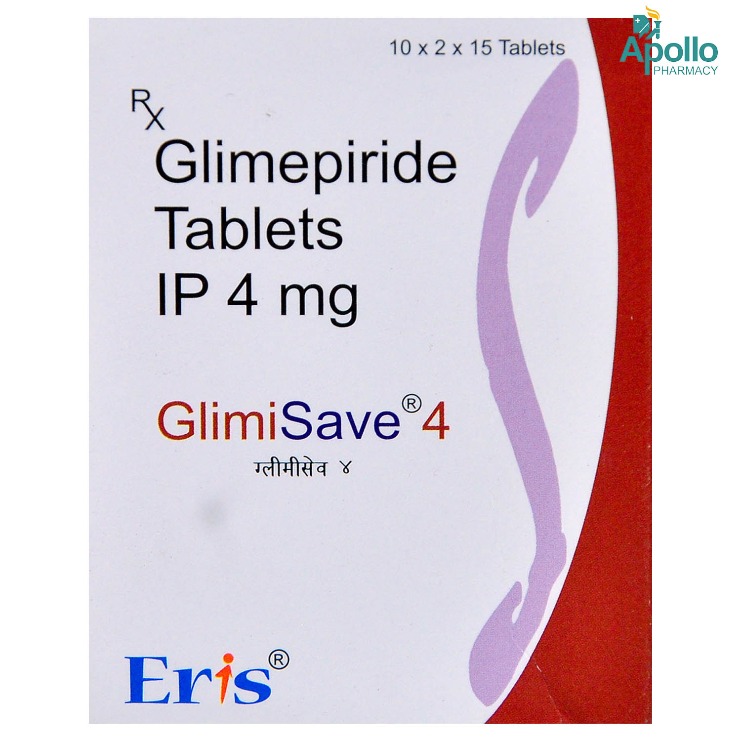 Glimisave 4 Tablet 15's, Pack of 15 TABLETS Glimisave 4 Tablet 15's, Pack of 15 TABLETS