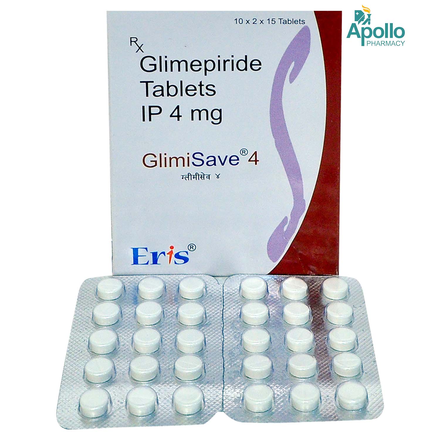 Glimisave 4 Tablet 15's, Pack of 15 TABLETS Glimisave 4 Tablet 15's, Pack of 15 TABLETS