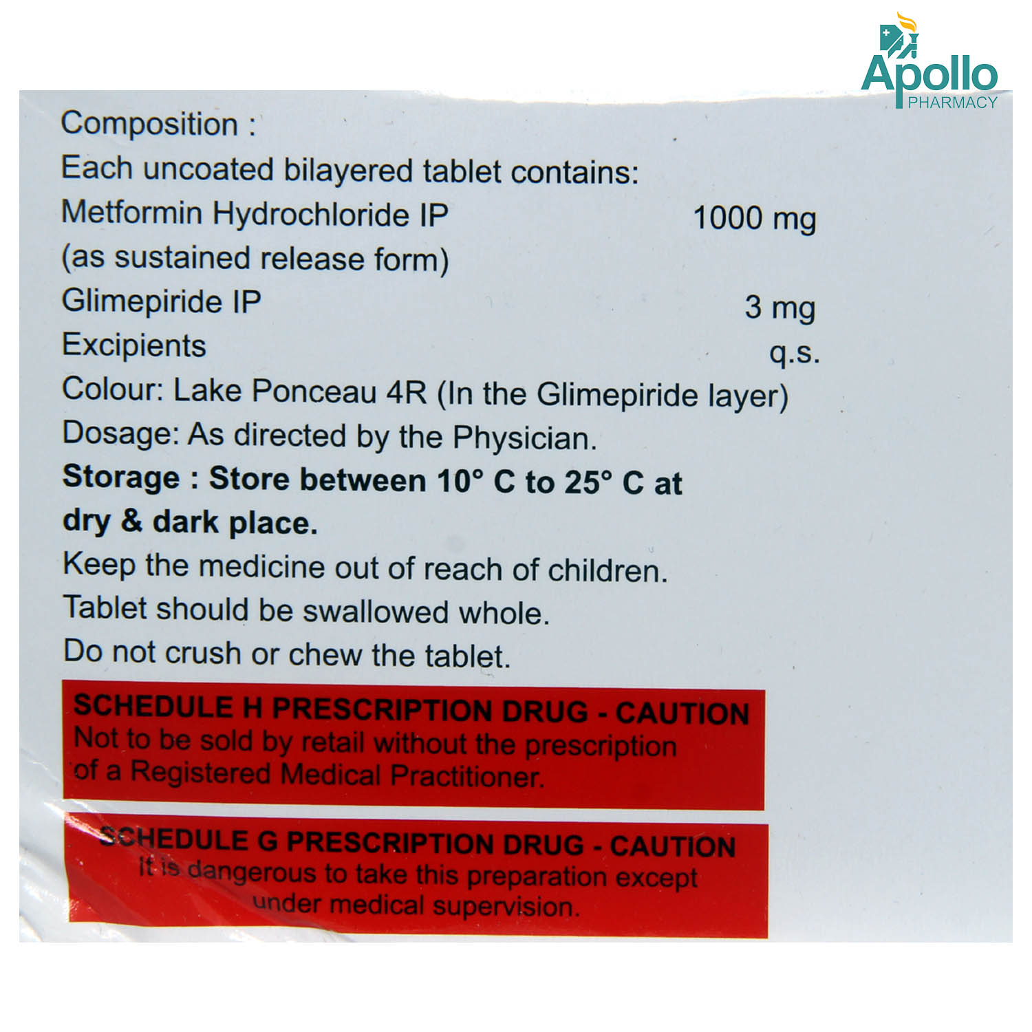 Glimisave M 3 Forte Tablet 15's, Pack of 15 TABLETS Glimisave M 3 Forte Tablet 15's, Pack of 15 TABLETS