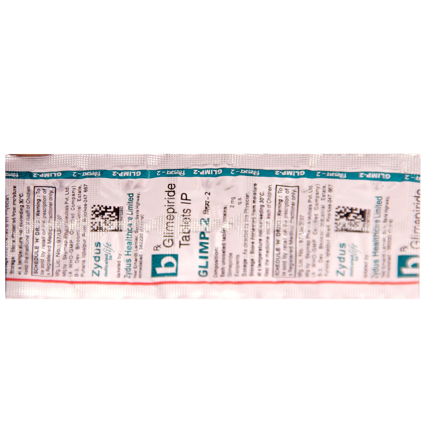 Glimp 2 Tablet 10's, Pack of 10 TABLETS Glimp 2 Tablet 10's, Pack of 10 TABLETS