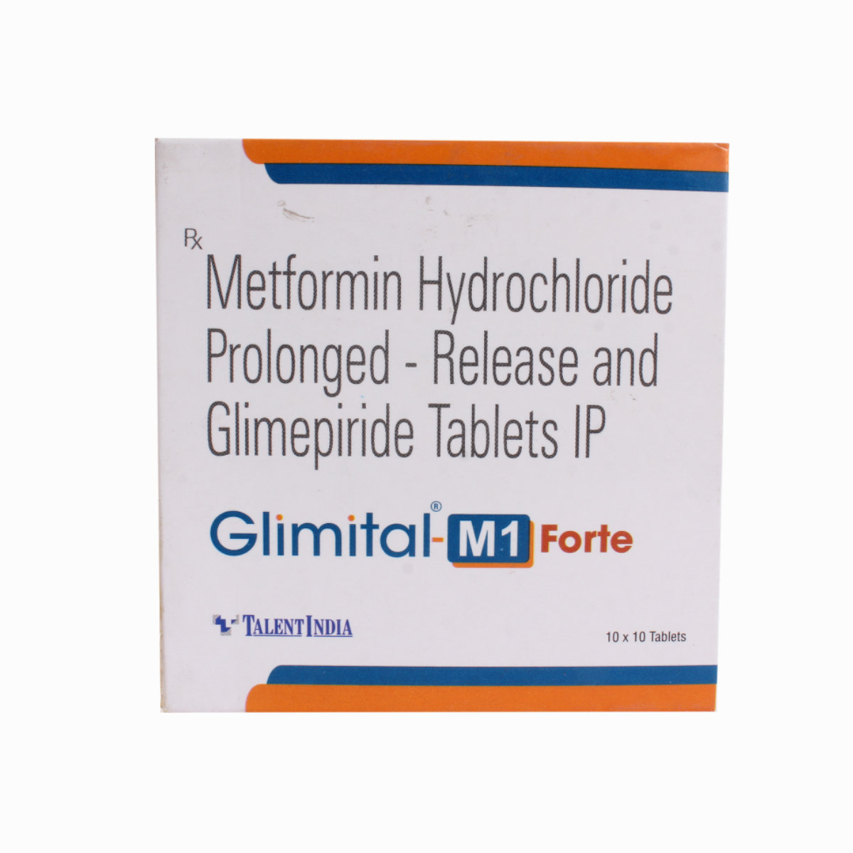 Glimital-M 1 Forte Tablet 10's, Pack of 10 TabletS Glimital-M 1 Forte Tablet 10's, Pack of 10 TabletS