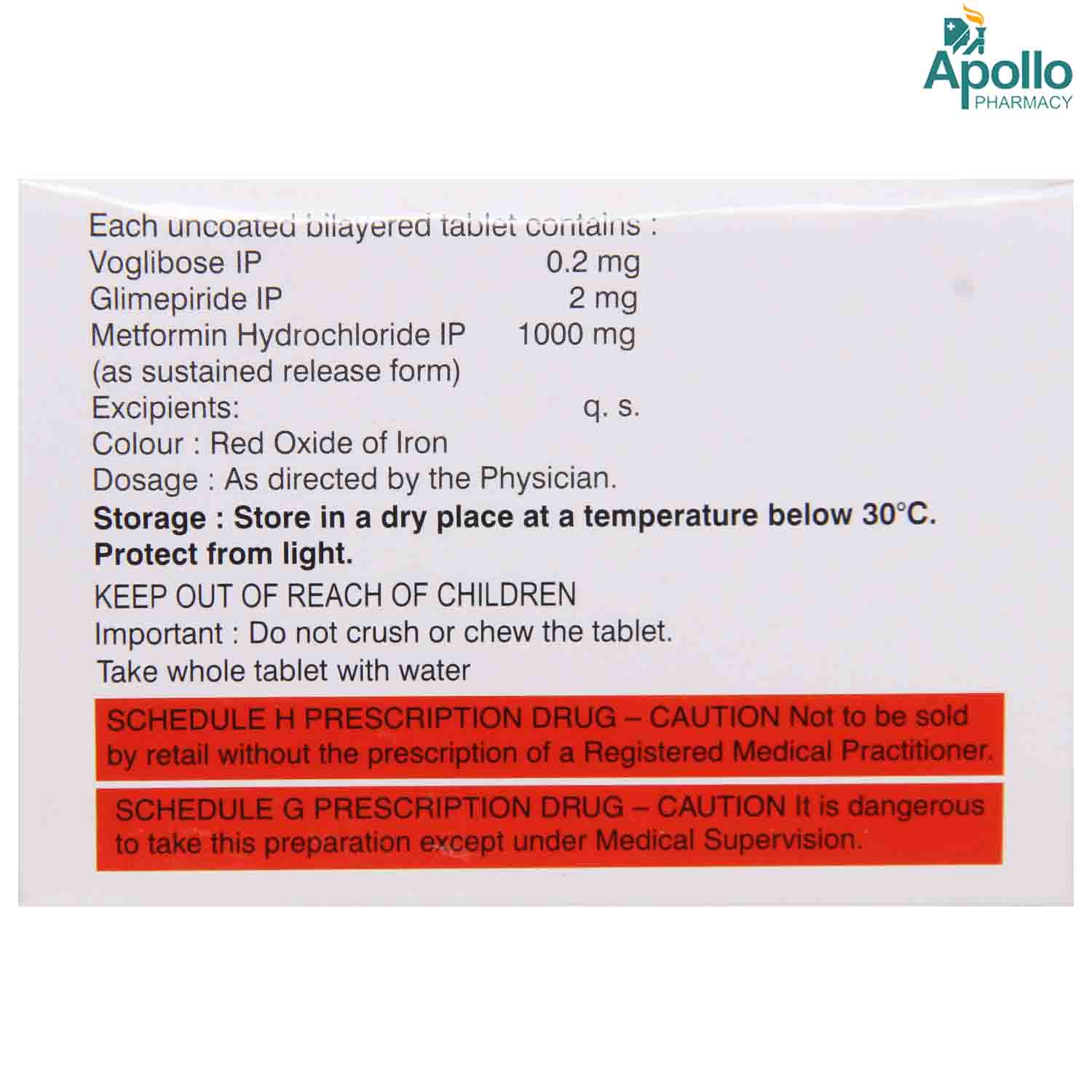 Gliminyle-MV 2 Forte Tablet 10's, Pack of 10 TabletS Gliminyle-MV 2 Forte Tablet 10's, Pack of 10 TabletS