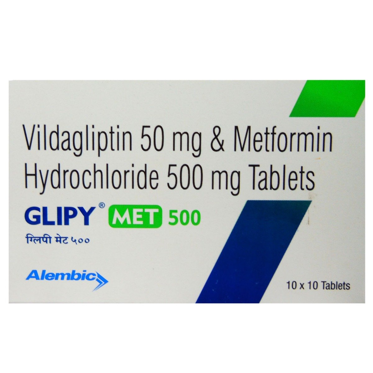 Glipy Met 500 Tablet 10's, Pack of 10 TABLETS Glipy Met 500 Tablet 10's, Pack of 10 TABLETS