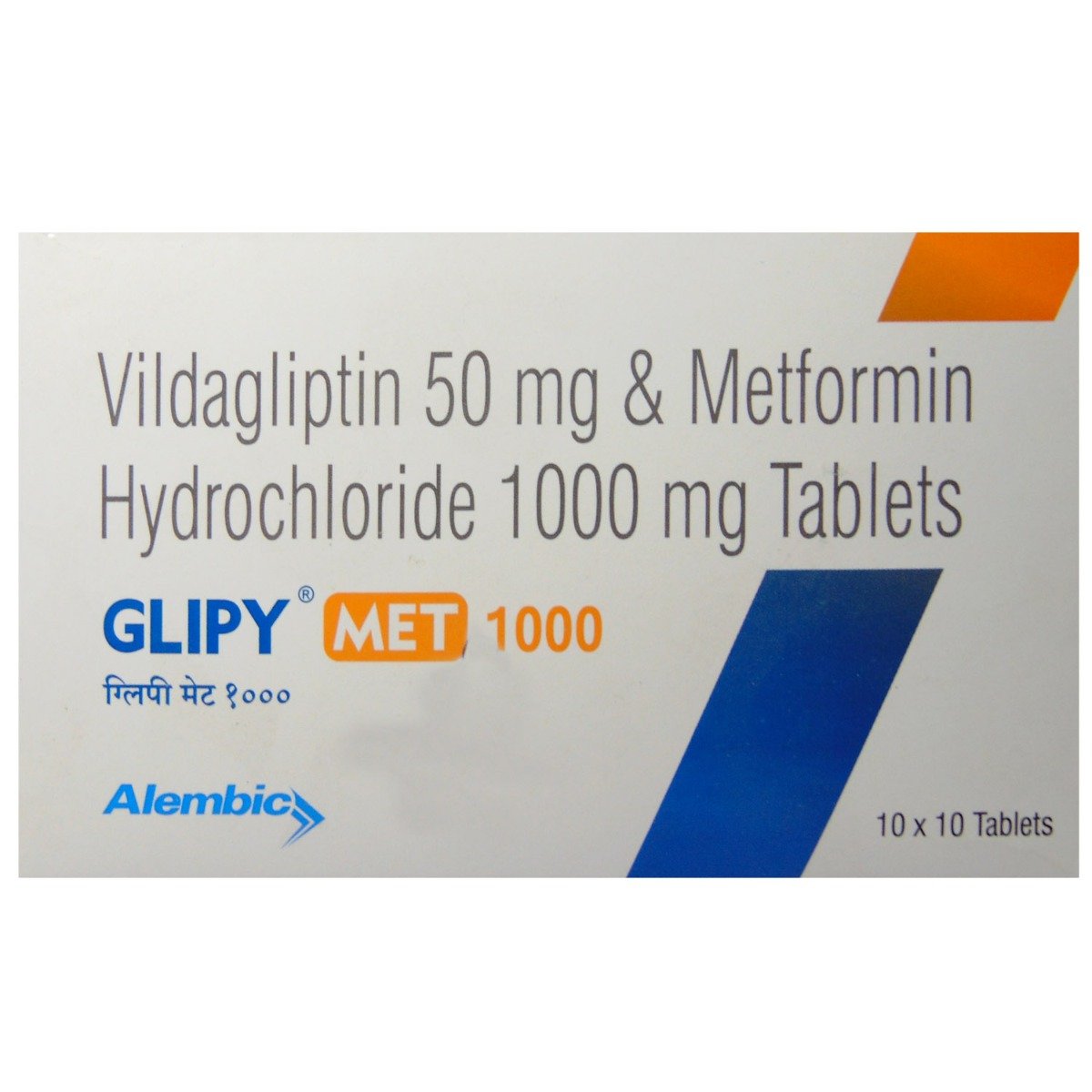 Glipy Met 1000 Tablet 10's, Pack of 10 TABLETS Glipy Met 1000 Tablet 10's, Pack of 10 TABLETS