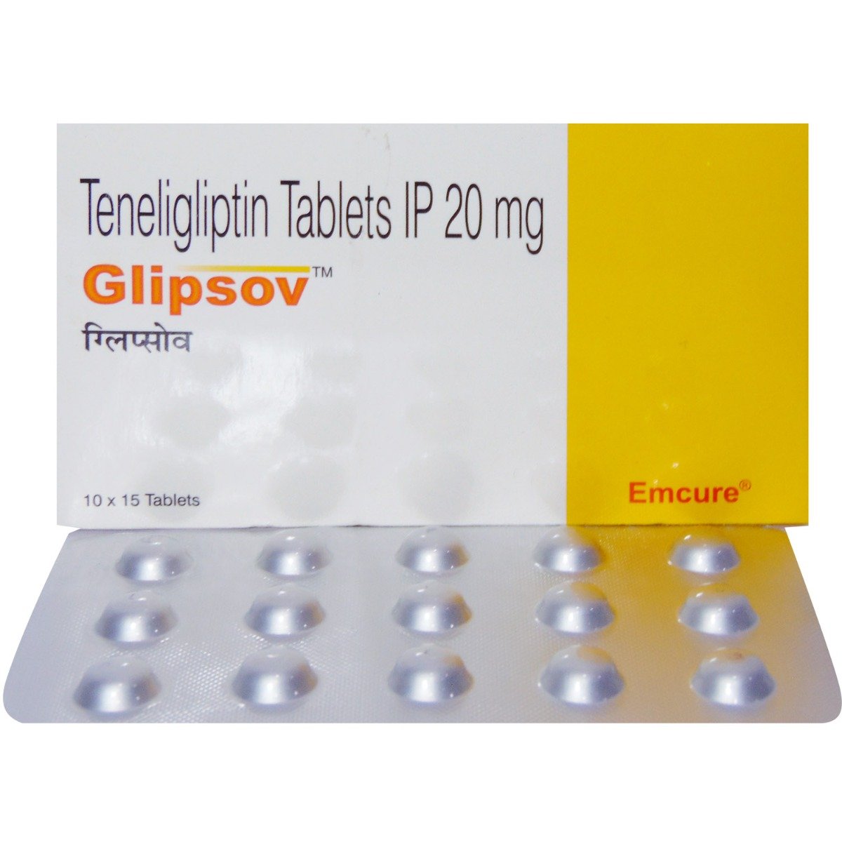 Glipsov Tablet 15's, Pack of 15 TABLETS Glipsov Tablet 15's, Pack of 15 TABLETS