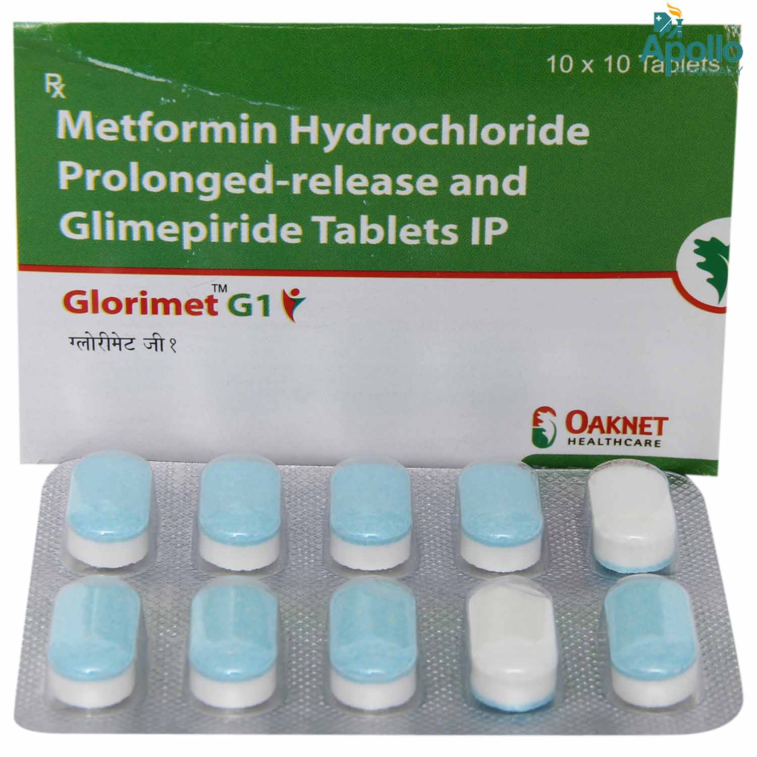 Glorimet G 1 Tablet 10's, Pack of 10 TABLETS Glorimet G 1 Tablet 10's, Pack of 10 TABLETS