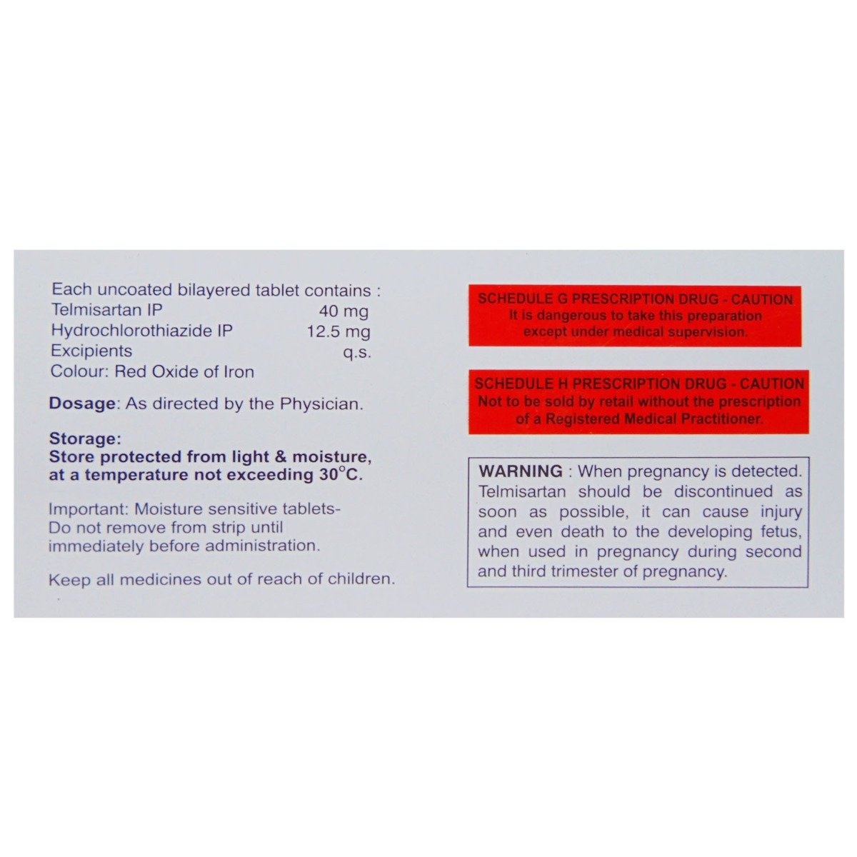 Gloritel H40 Tablet 10's, Pack of 10 Gloritel H40 Tablet 10's, Pack of 10