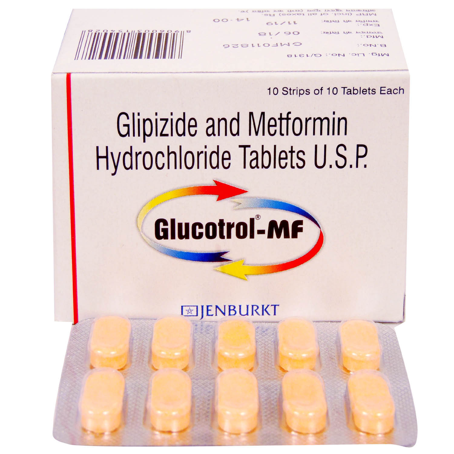 Glucotrol MF 5 mg Tablet 10's, Pack of 10 TABLETS Glucotrol MF 5 mg Tablet 10's, Pack of 10 TABLETS