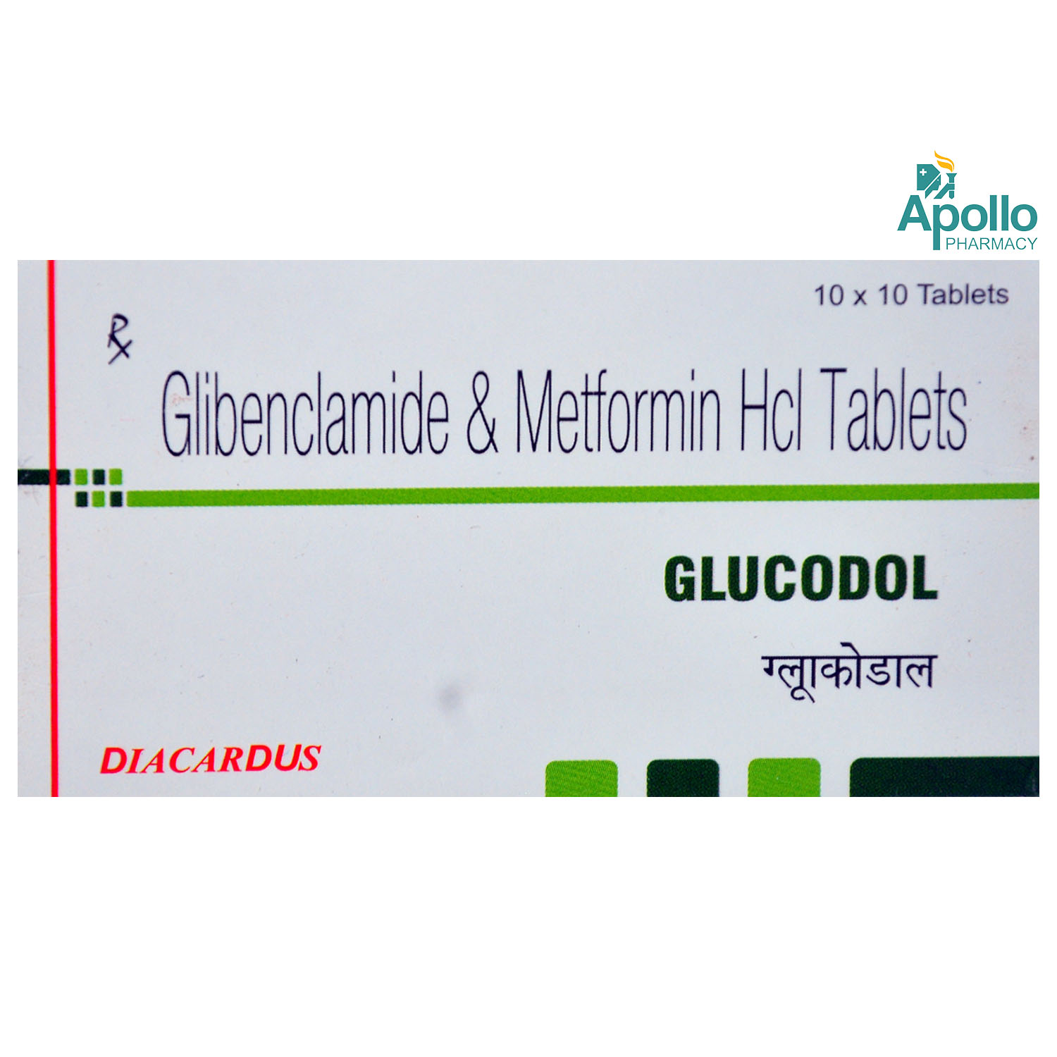 Glucodol Tablet 10's, Pack of 10 TABLETS Glucodol Tablet 10's, Pack of 10 TABLETS