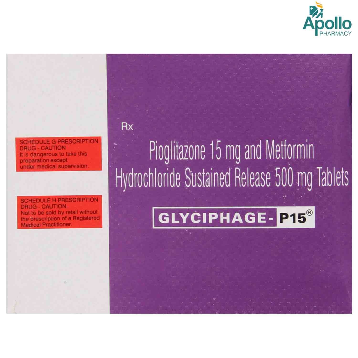 Glyciphage-P15 Tablet 10's, Pack of 10 Glyciphage-P15 Tablet 10's, Pack of 10
