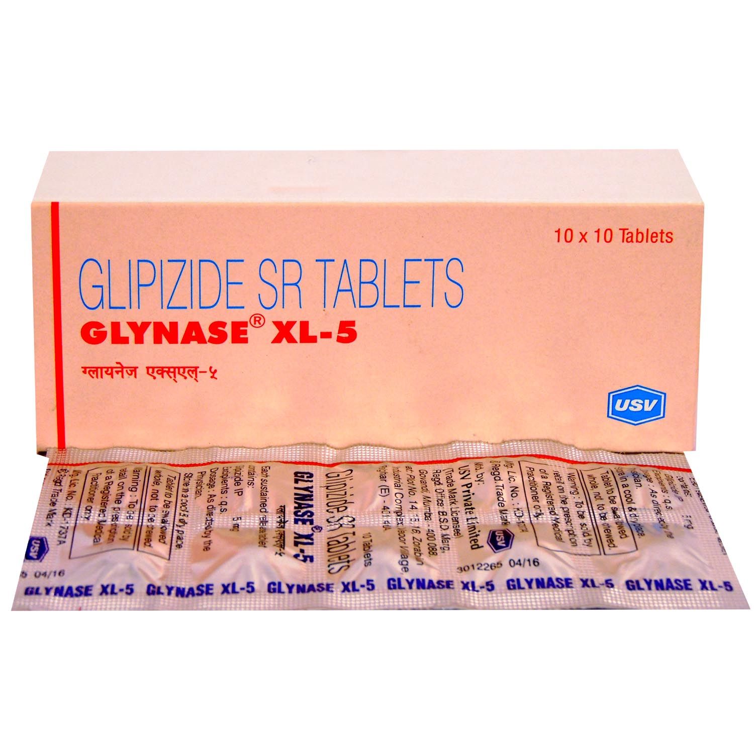 Buy Glynase XL-5 Tablet 10's Online