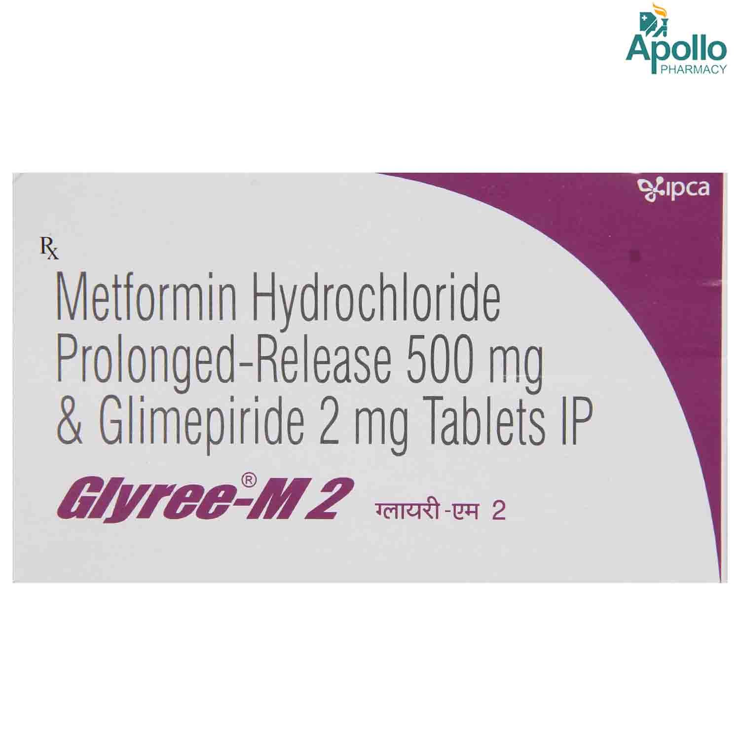 Glyree-M2 Tablet 10's, Pack of 10 TabletS Glyree-M2 Tablet 10's, Pack of 10 TabletS