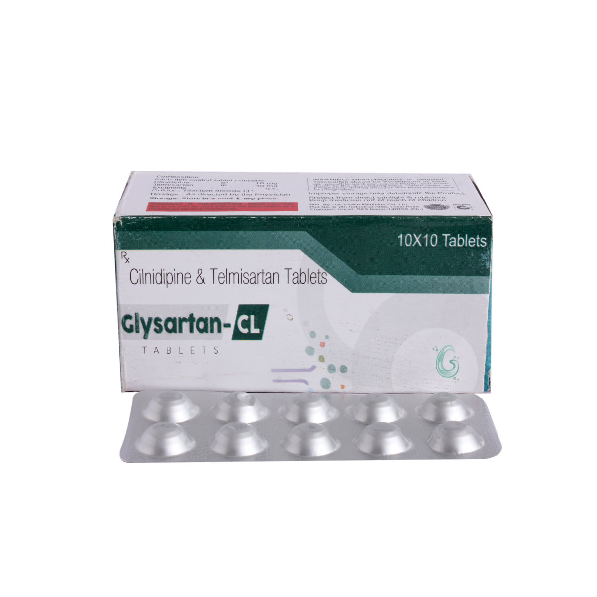 Glysartan CL Tablet 10's, Pack of 10 TABLETS Glysartan CL Tablet 10's, Pack of 10 TABLETS