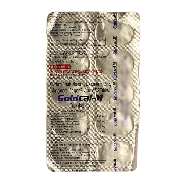 Goldcal-M Tablet 10's, Pack of 10
