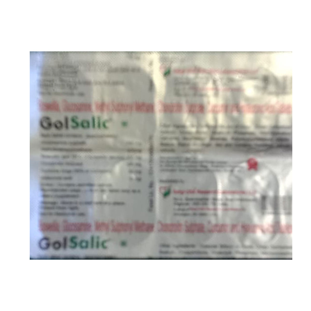 GOLSALIC TABLET 10'S, Pack of 10 TABLETS GOLSALIC TABLET 10'S, Pack of 10 TABLETS