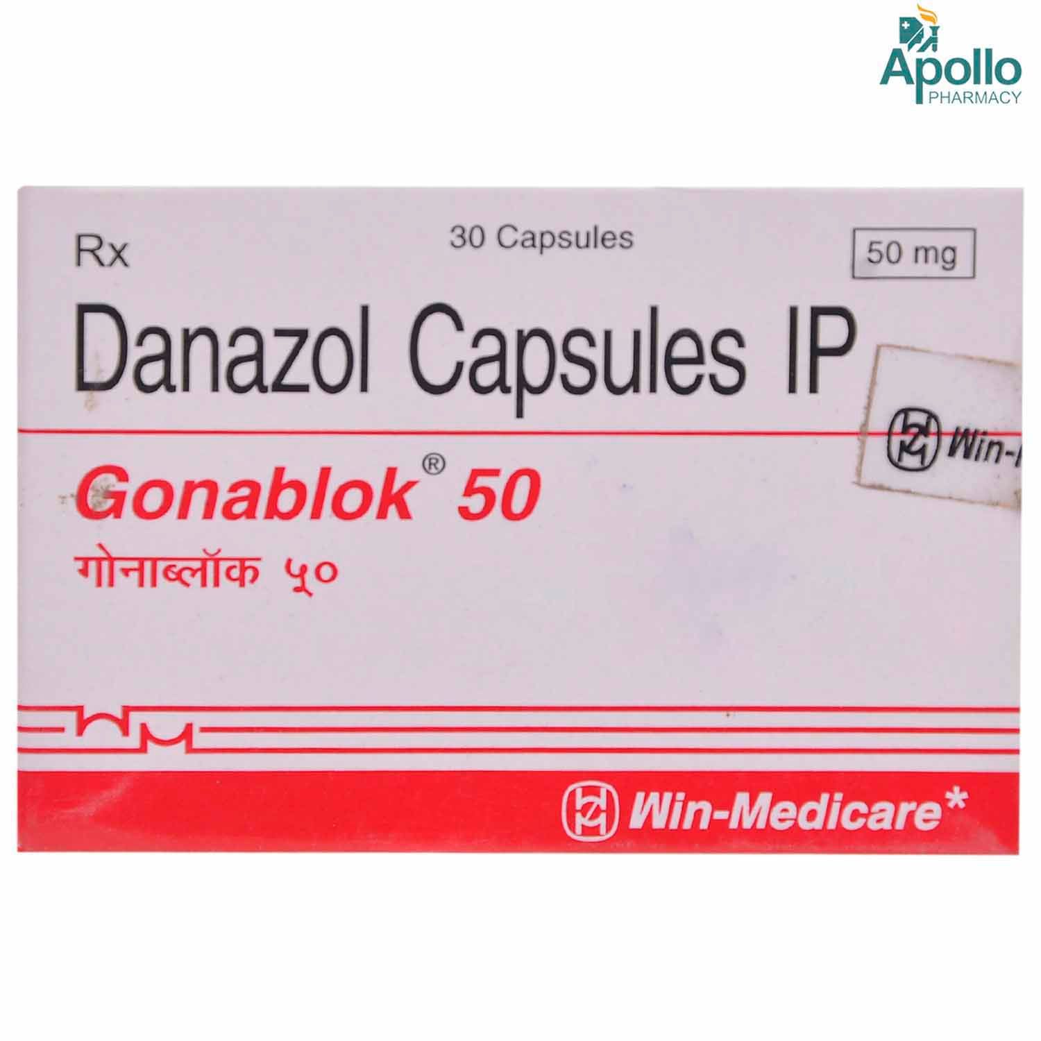 Buy Gonablok 50 mg Capsule 10's Online