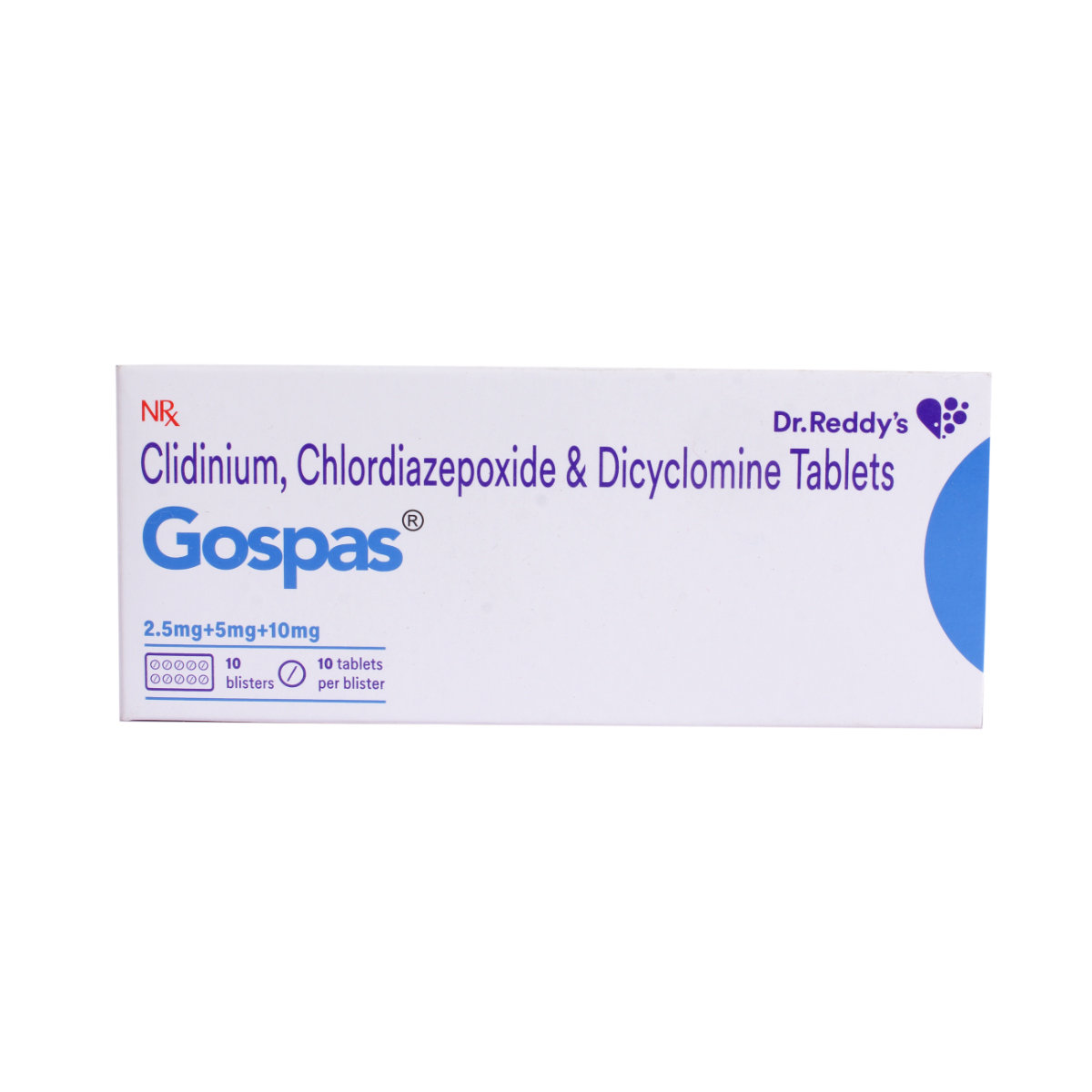 Gospas 2.5/5/10 mg Tablet 10's, Pack of 10 TABLETS Gospas 2.5/5/10 mg Tablet 10's, Pack of 10 TABLETS