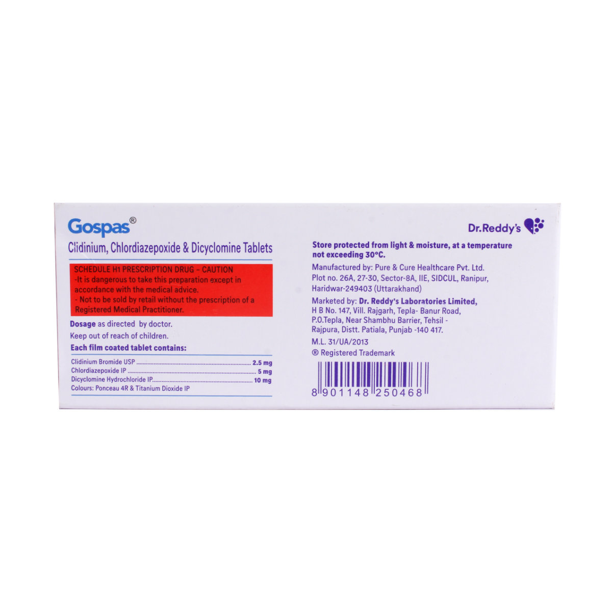 Gospas 2.5/5/10 mg Tablet 10's, Pack of 10 TABLETS Gospas 2.5/5/10 mg Tablet 10's, Pack of 10 TABLETS