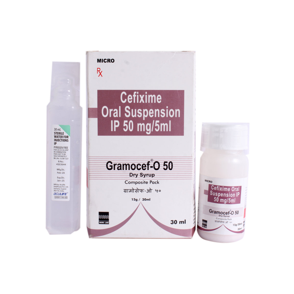 Gramocef-O 50 Dry Syrup 30 ml, Pack of 1 Syrup Gramocef-O 50 Dry Syrup 30 ml, Pack of 1 Syrup