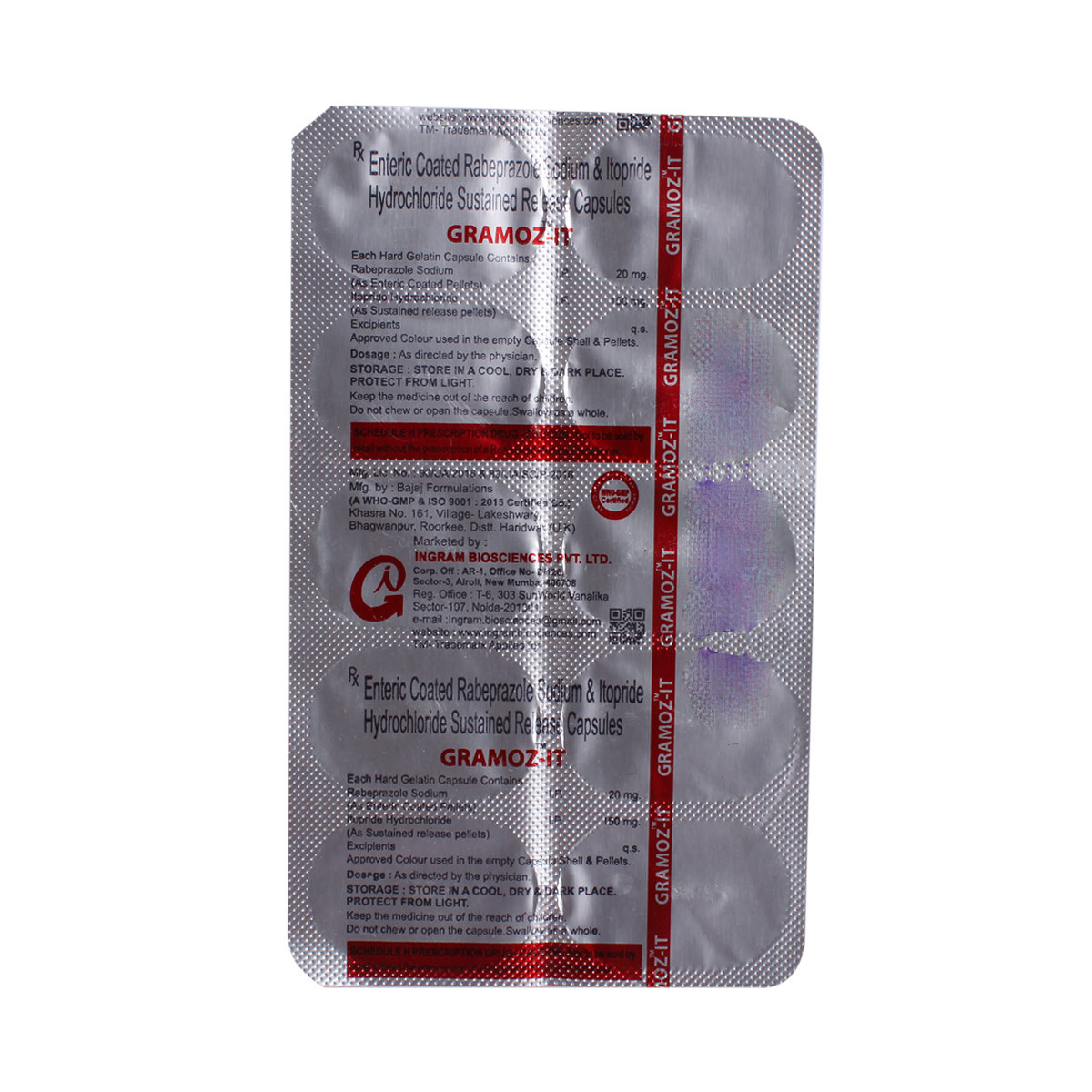 Gramoz-IT Capsule 10's, Pack of 10 Gramoz-IT Capsule 10's, Pack of 10